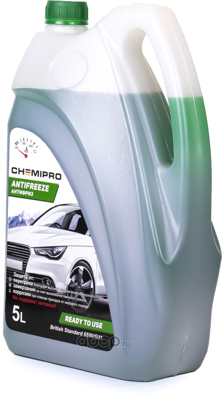 Антифриз Chemipro G11 готовый 5л! зеленый